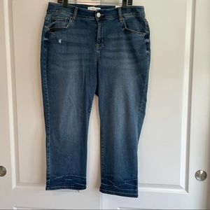 Lane Bryant High Waist Straight Crop Jeans 18